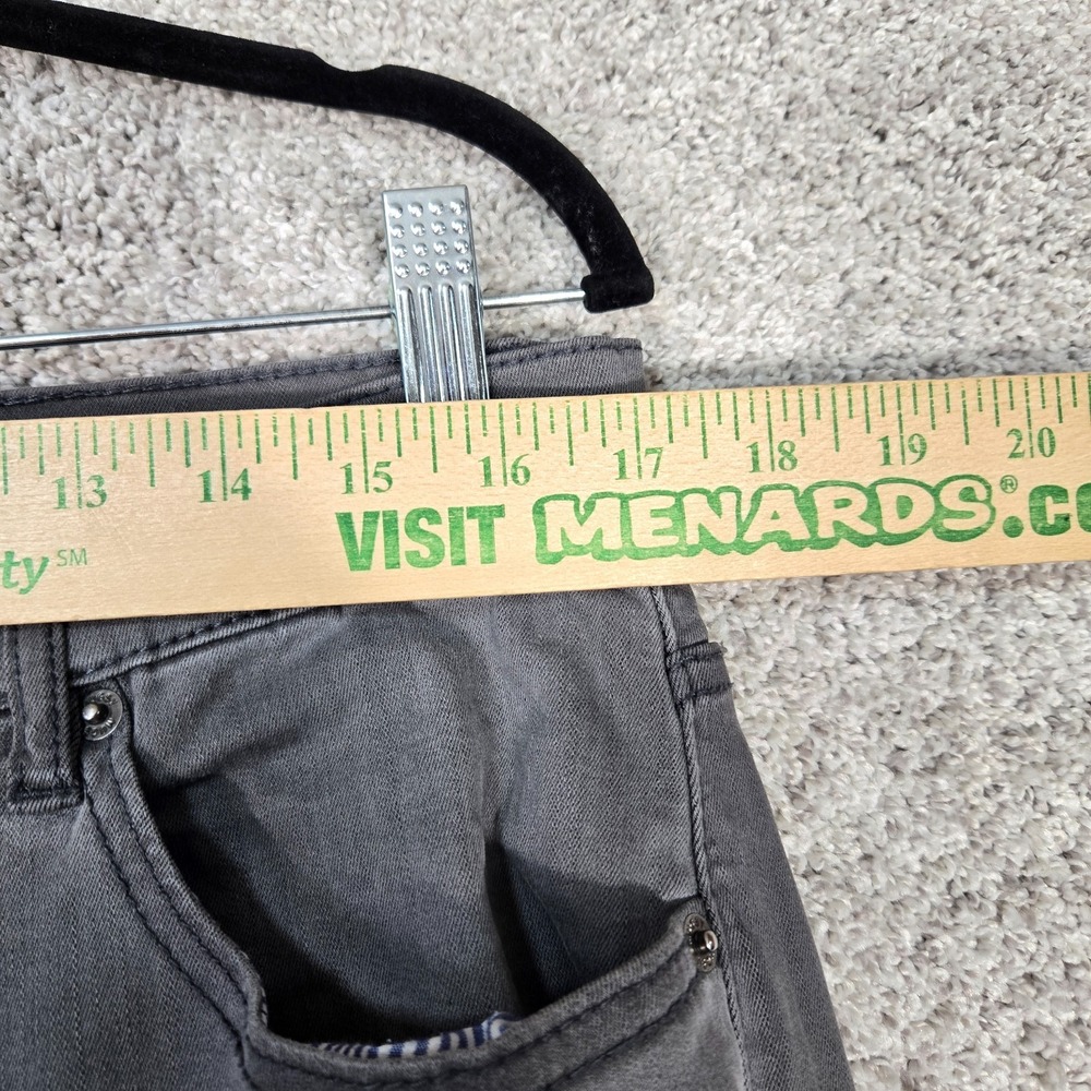 Mugsy Jeans Beans Gray Stretch Slim Straight Denim Pants 35x32 (fit 34x31) - Picture 6 of 11